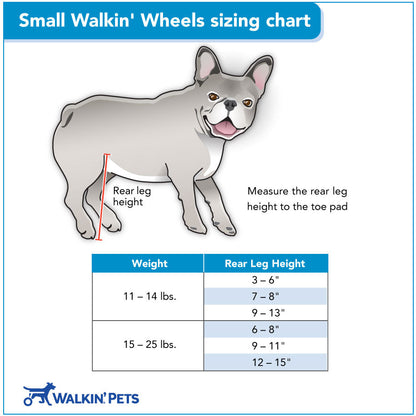 Walkin' Wheels SMALL Dog Wheelchair