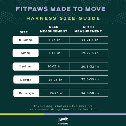 FITPAWS MADE TO MOVE HARNESS AND LEASH