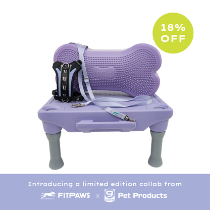 Blue-9 x FitPaws Periwinkle Training Bundle