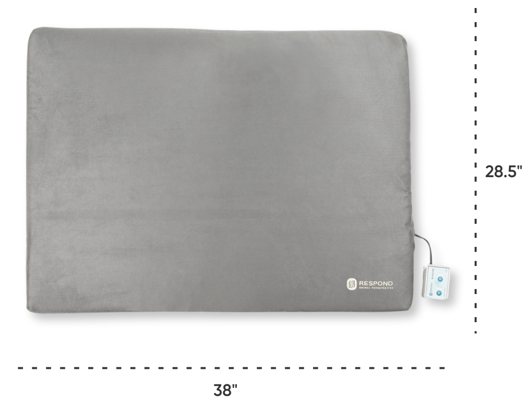 Bio-Pulse PEMF Dog Bed Therapy System - Plush Micro-Suede