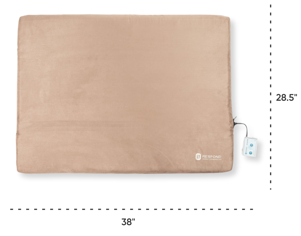 Bio-Pulse PEMF Dog Bed Therapy System - Plush Micro-Suede