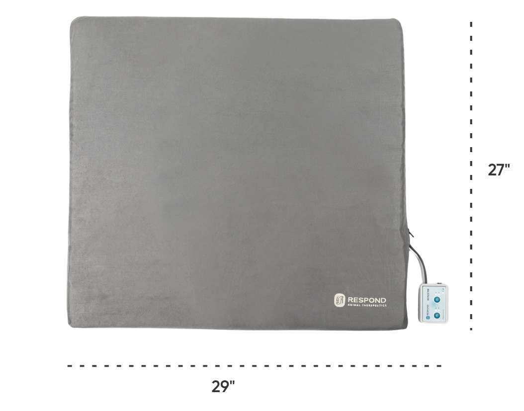 Bio-Pulse PEMF Dog Bed Therapy System - Plush Micro-Suede