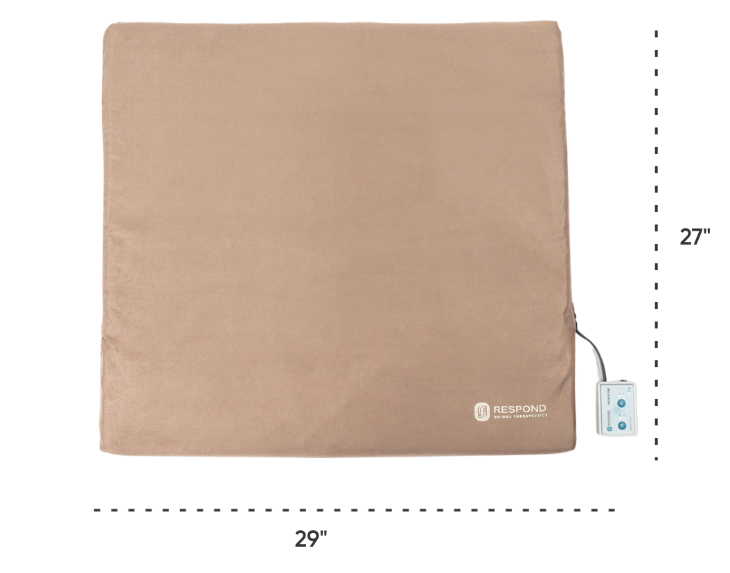 Bio-Pulse PEMF Dog Bed Therapy System - Plush Micro-Suede